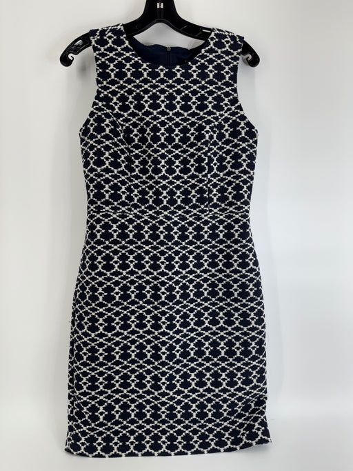 Banana Republic Navy/White Sleeveless Dress Size 4