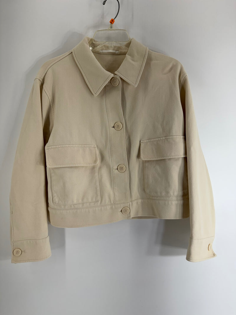 Uniqlo Beige Crop Jacket Size SM
