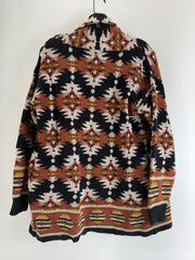 Lucky Brand Multicolor Western Cardigan Size M