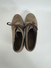 Clarks Brown Suede Ankle Boots Size 8.5