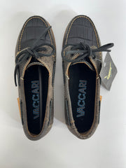 Vaccari Black Cow Hide Shoes Size 7
