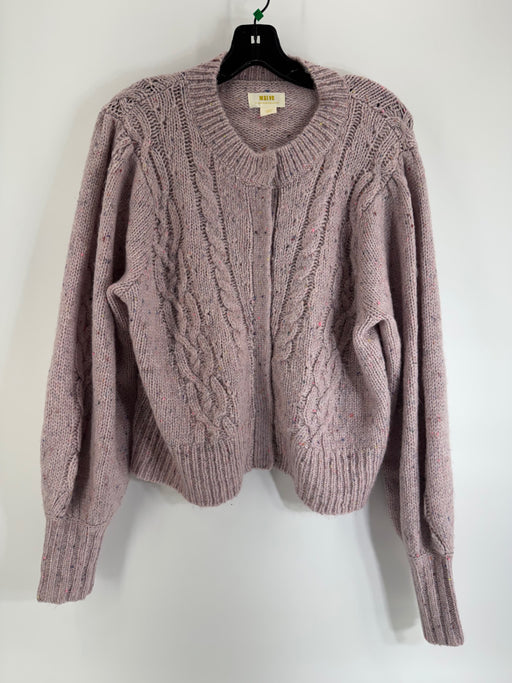 Maeve Purple Knit Cardigan Size LG