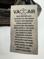 Vaccari Black Cow Hide Shoes Size 7