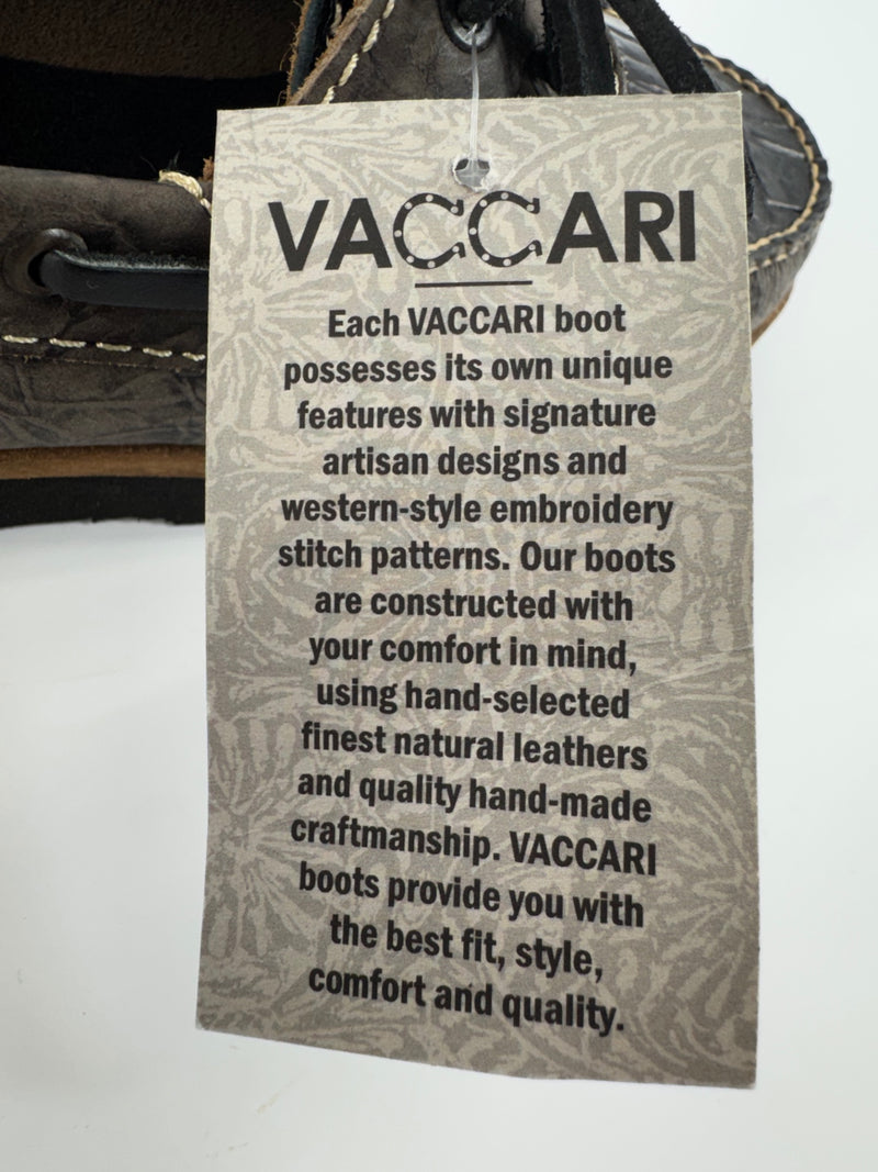 Vaccari Black Cow Hide Shoes Size 7