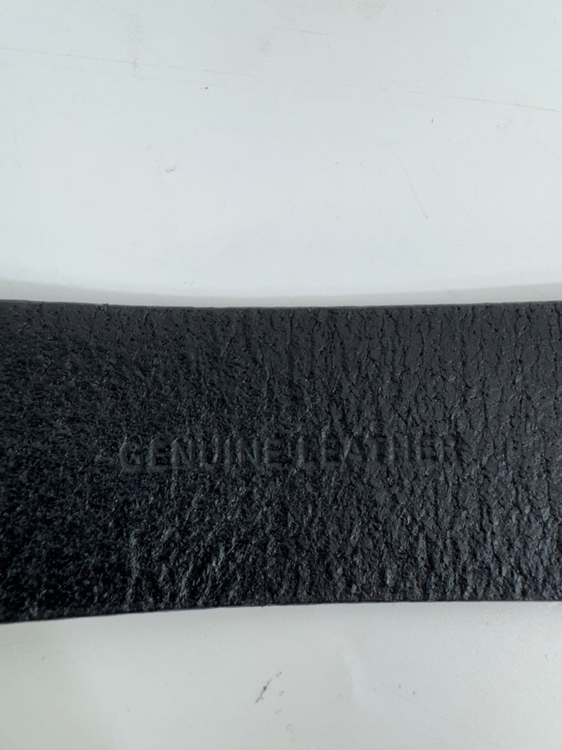 Lauren Ralph Lauren Black Leather Belt Size SM 