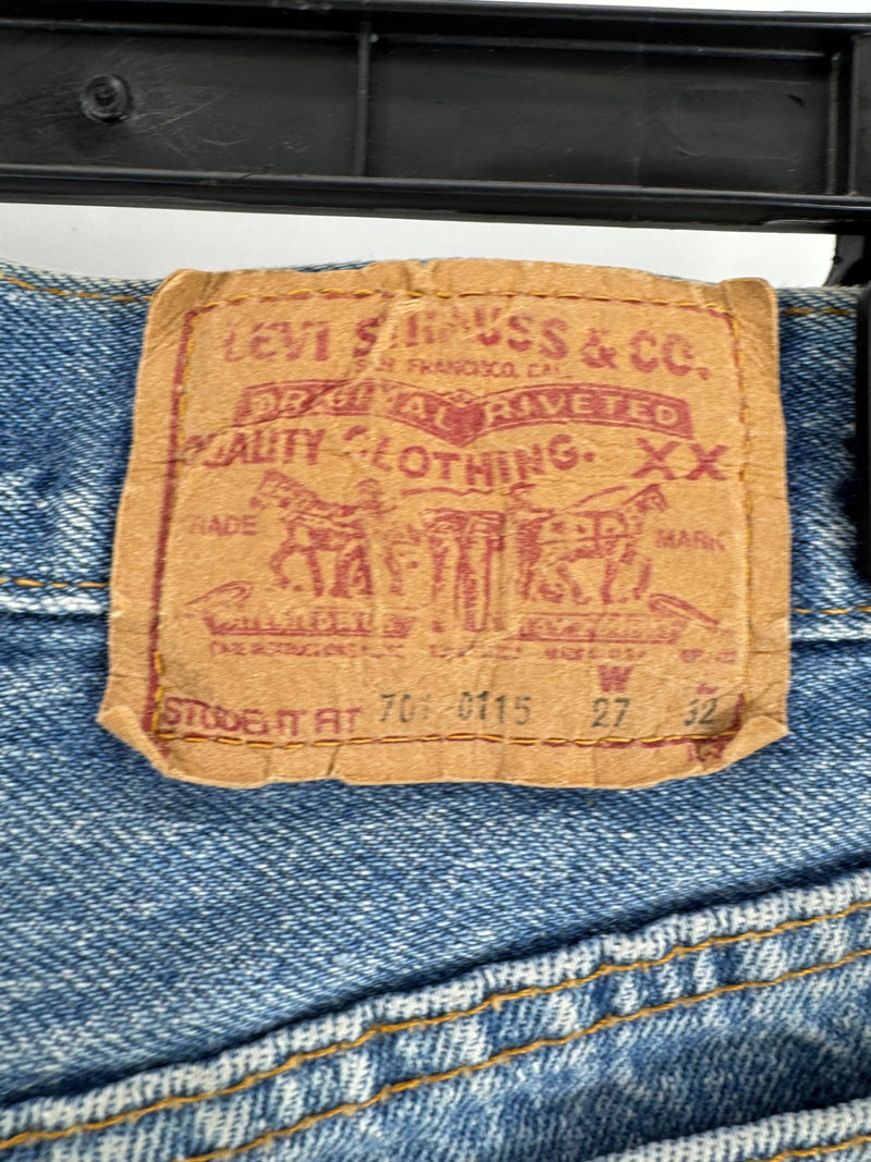 Levi's Button Fly Denim Jeans Size 27