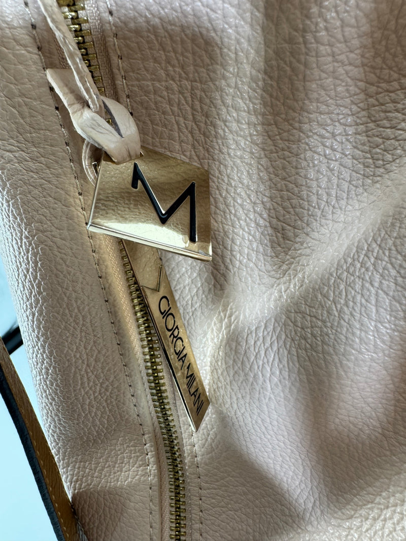 Giorgia Milani Nude Shoulder Tote