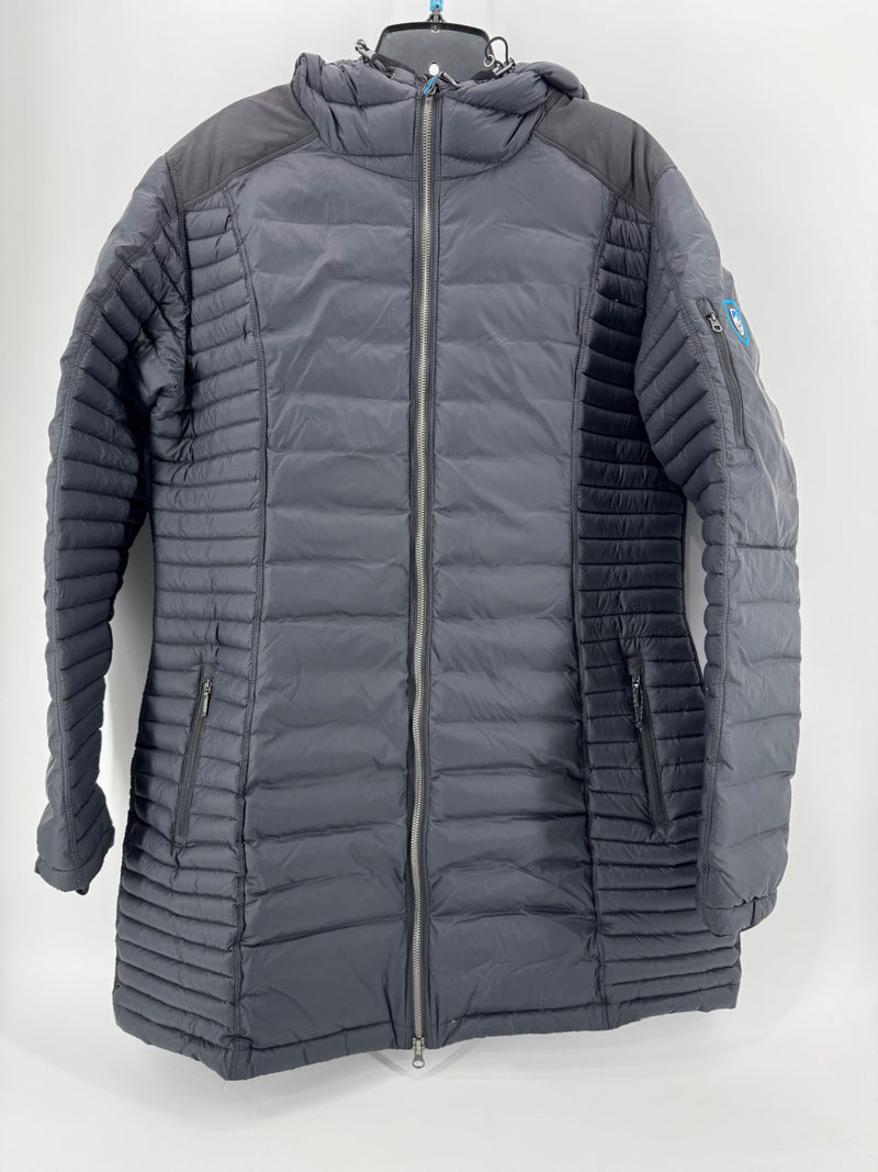 Kuhl Dark Navy Goose Down Coat