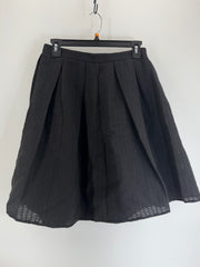 Armani Exchange Black Pleated Skirt Size 6