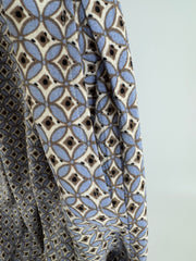 Max Studio London Blue Print Dress Size M