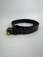 Lauren Ralph Lauren Black Leather Belt Size SM 