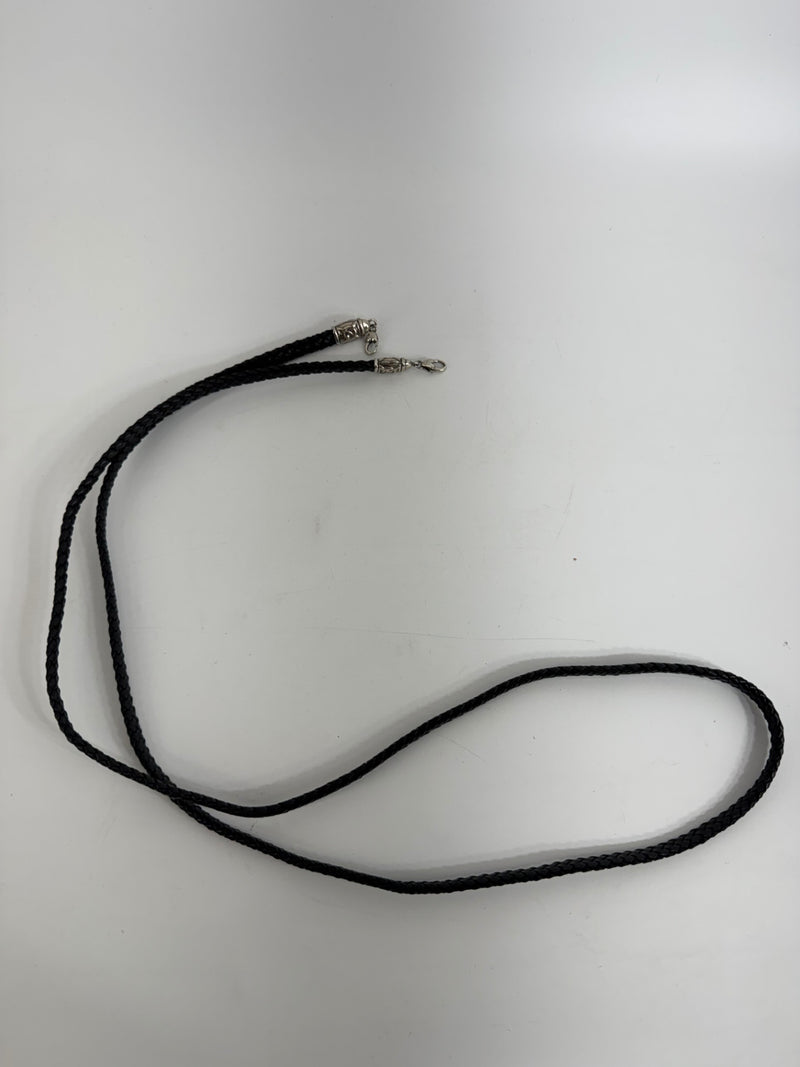 Unbranded Black Braided Leather Strap