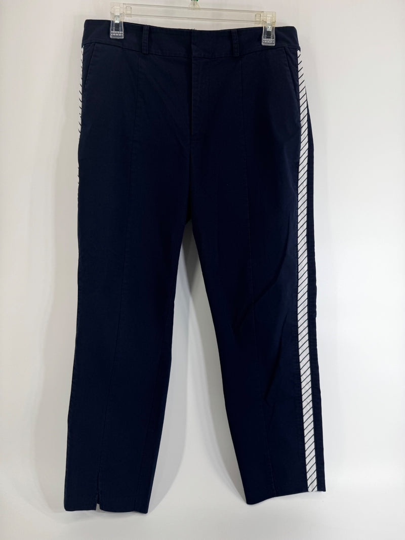 Joie Navy Pants with Stripe Size 12