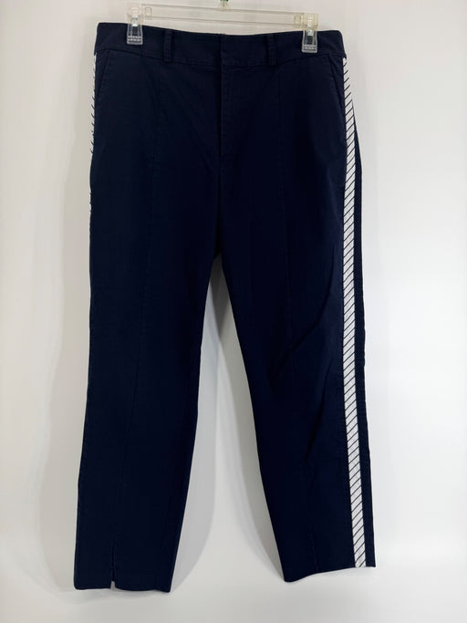 Joie Navy Pants with Stripe Size 12