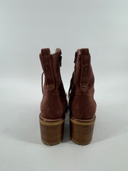 Seychelles Mauve Suede Lace Up Boots Sizs 7.5