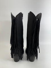 Liberty Black Black Fringe Cowgirl Boots NEW Size 8.5