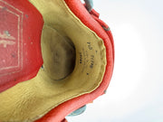 Frye Red Leather Clog Mules Size 7.5