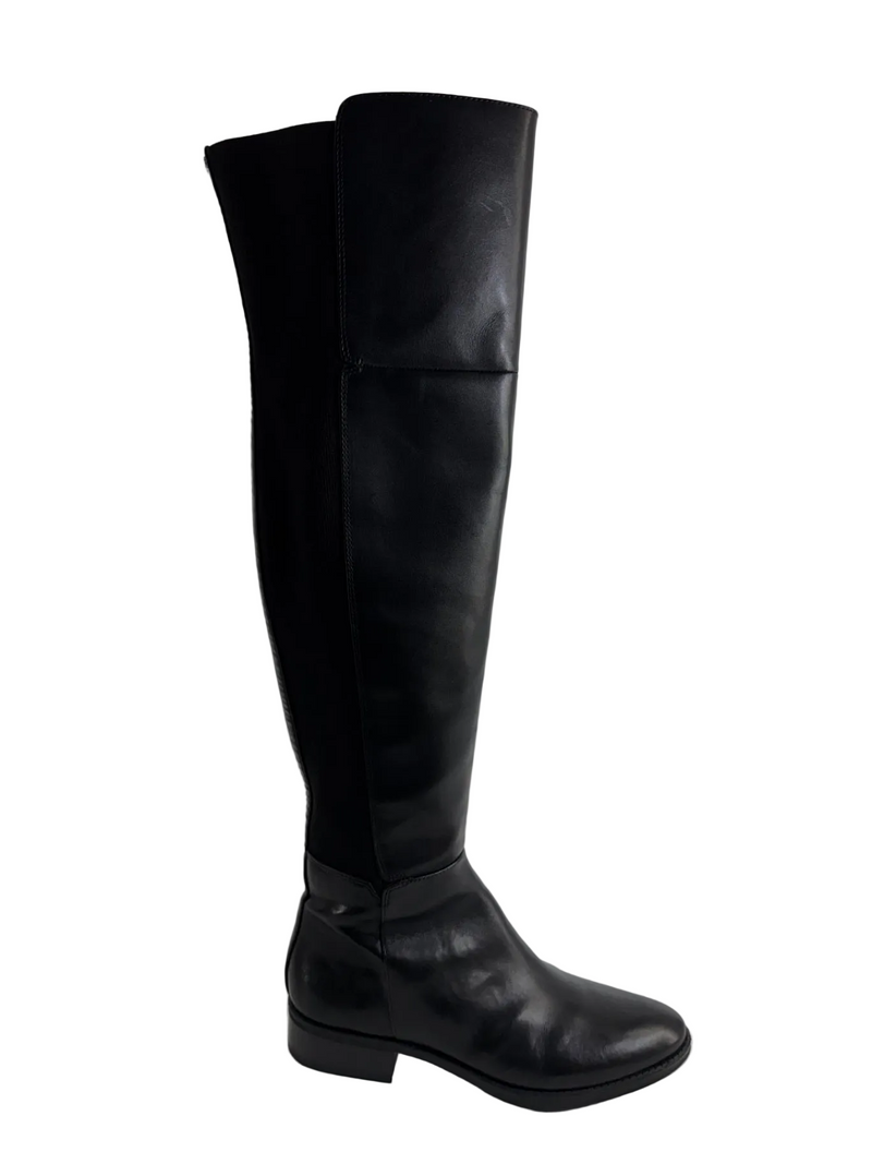 Sam Edelman Tall Overknee Leather Boots Size 8.5