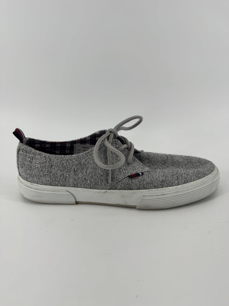 Ben Sherman Gray Lace Up Low Top Shoes Size 8.5