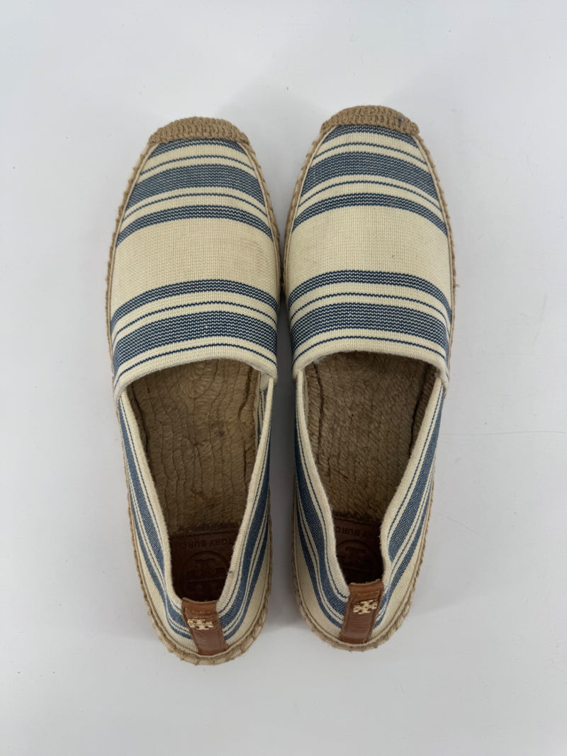 Tory Burch Canvas Striped Shoes Size 11