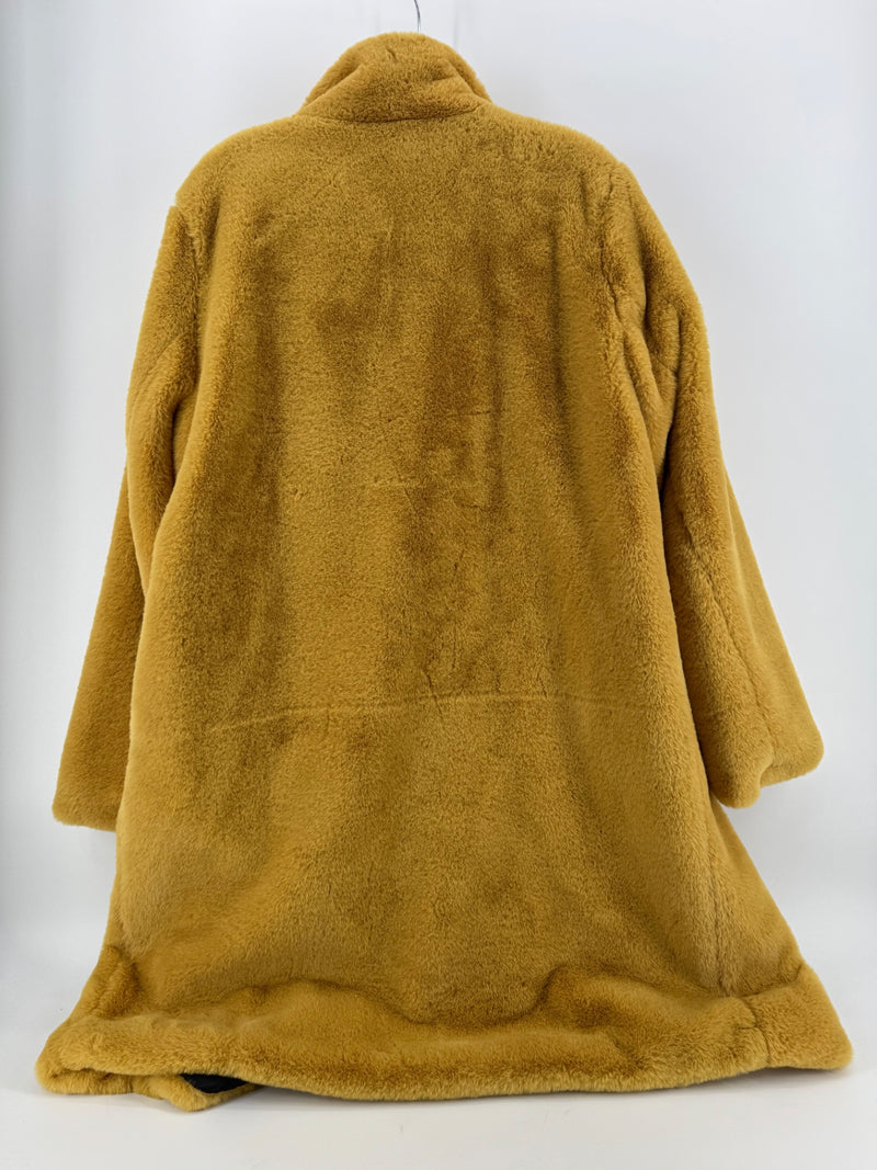Avec Les Filles Yellow Faux Fur Cost Size LG