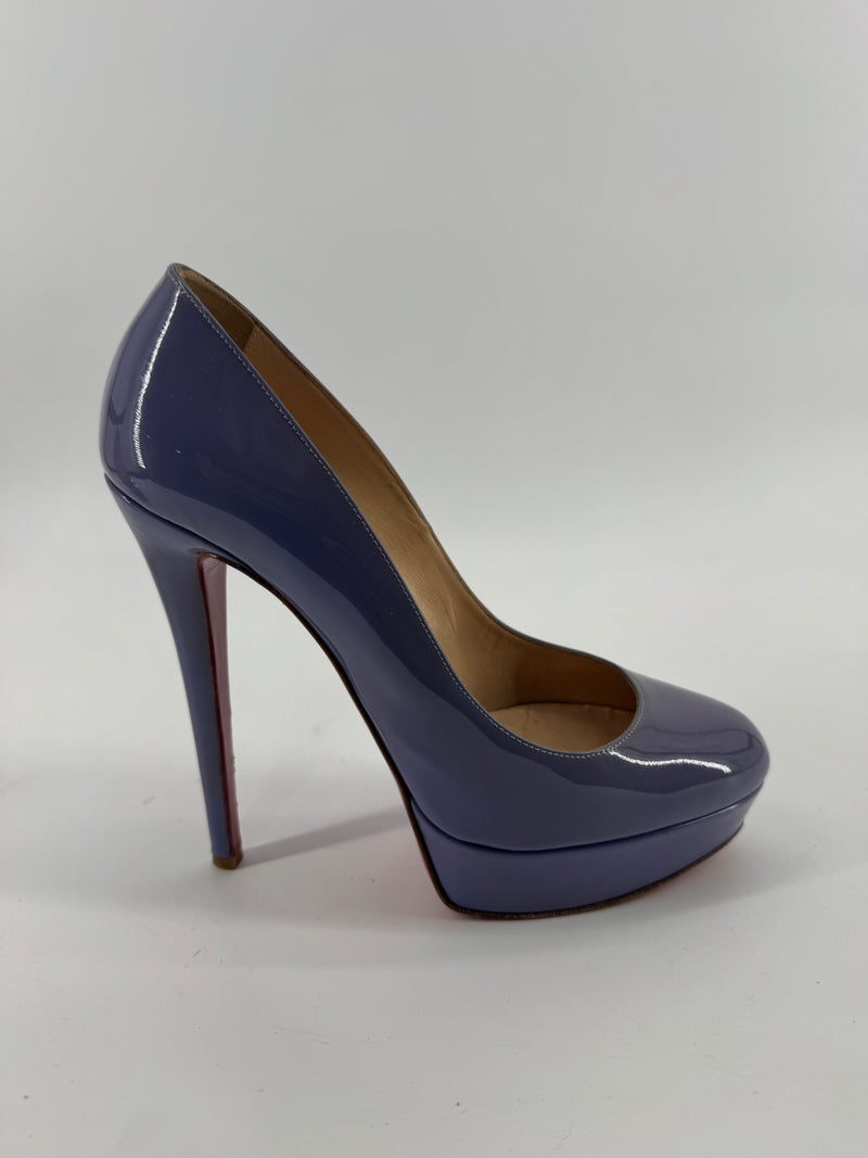 Christian Louboutin Lavender Patent Leather Heels Size 38