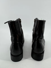 Freebird - Manchester Brown Lace Up Combat Boot