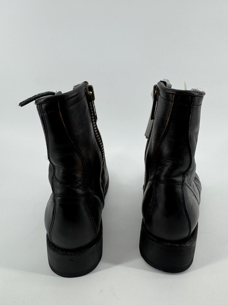 Freebird - Manchester Brown Lace Up Combat Boot