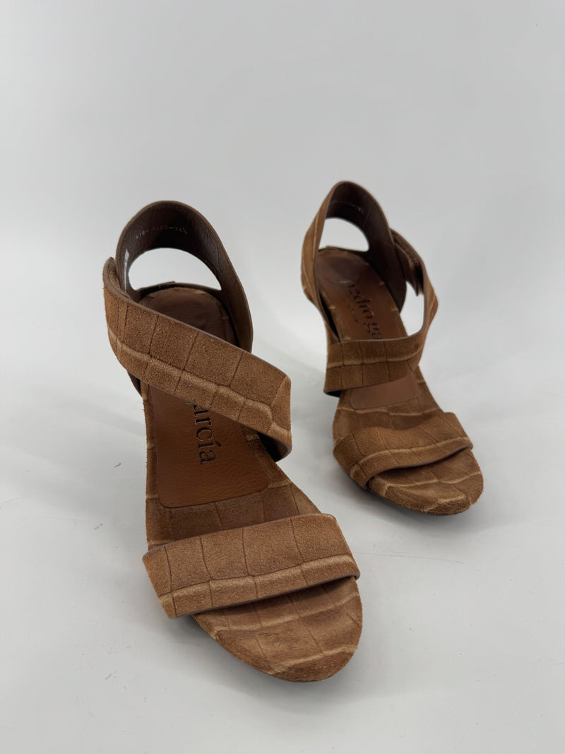 Pedro Garcia Yamina Hazelnut Heels Size 36.5
