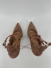 Gianvito Rossi Marquis Suede Heels Size 39.5
