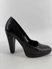 Gucci Croc Embossed Pump Heels Size 7
