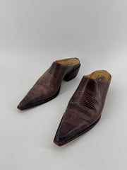 Charlie 1 Horse Pointed Toe Mules Size 6