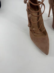 Gianvito Rossi Marquis Suede Heels Size 39.5