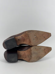 Charlie 1 Horse Pointed Toe Mules Size 6