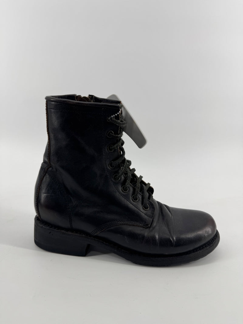 Freebird - Manchester Brown Lace Up Combat Boot
