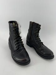 Freebird - Manchester Brown Lace Up Combat Boot