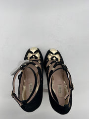 Women's Reiss Ankle Strap Sandal Reels Black - Sz 10