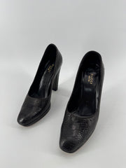 Gucci Croc Embossed Pump Heels Size 7