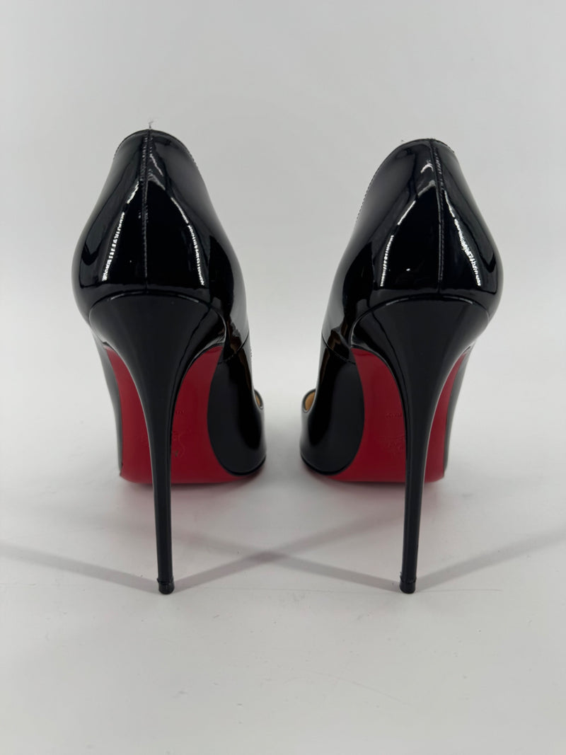 Christian Louboutin So Kate 120MM Patent Leather Heels Size 38