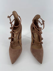 Gianvito Rossi Marquis Suede Heels Size 39.5