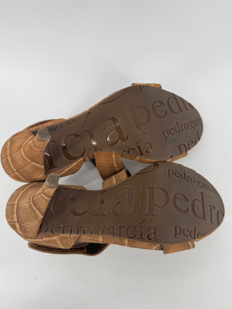 Pedro Garcia Yamina Hazelnut Heels Size 36.5