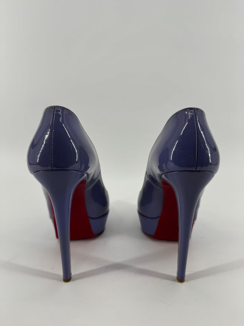 Christian Louboutin Lavender Patent Leather Heels Size 38