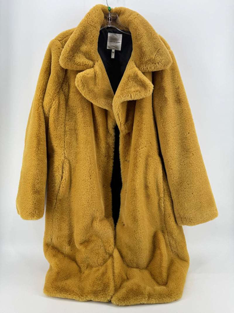 Avec Les Filles Yellow Faux Fur Cost Size LG
