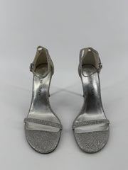 Stuart Weitzman Nudistsong Platinum Heels Size 6