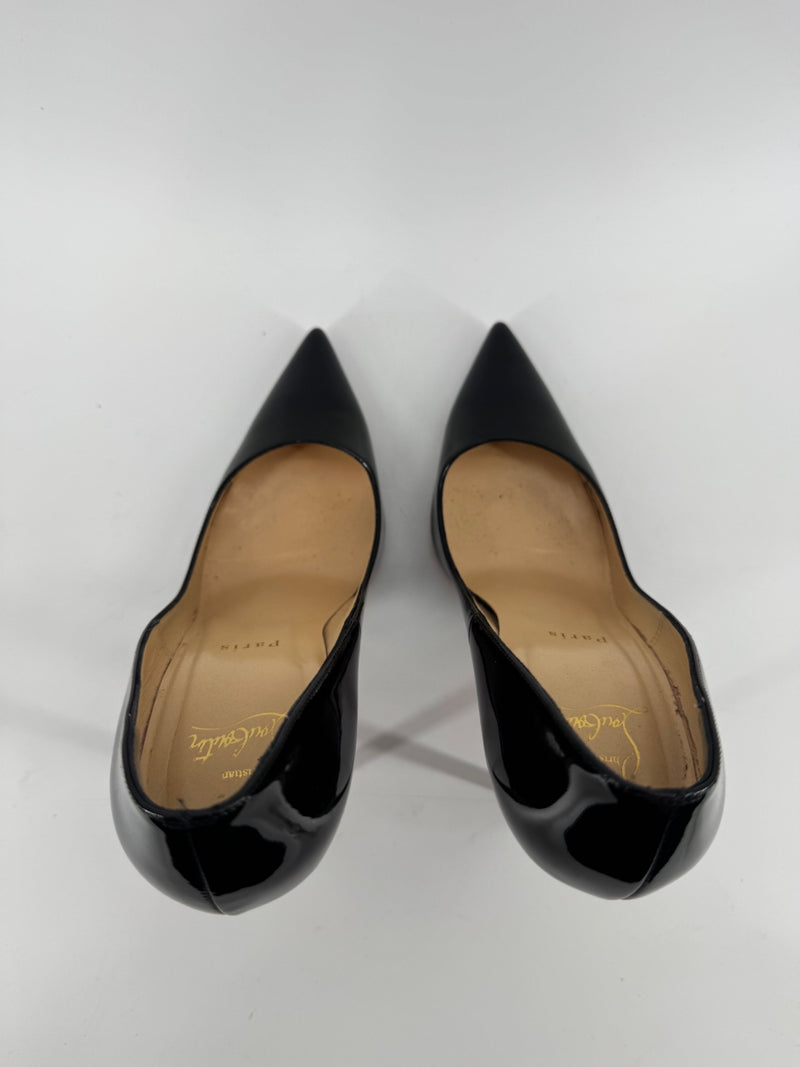 Christian Louboutin So Kate 120MM Patent Leather Heels Size 38