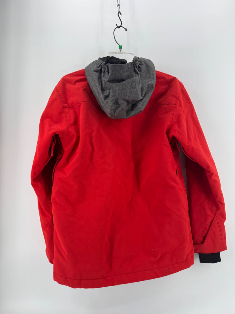 Quiksilver Dry Flight Tech Red Jacket Size LG