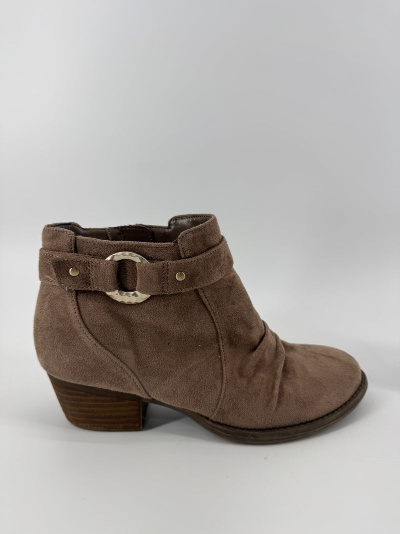 Dr. Scholl's Brown Memory Foam Ankle Boots Size 7.5