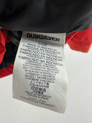 Quiksilver Dry Flight Tech Red Jacket Size LG