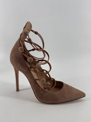 Gianvito Rossi Marquis Suede Heels Size 39.5