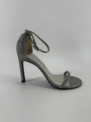Stuart Weitzman Nudistsong Platinum Heels Size 6
